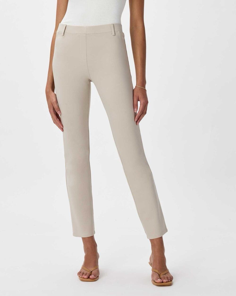 NWT Quince Ultra Stretch Ponte Stretch Ecru Beige L